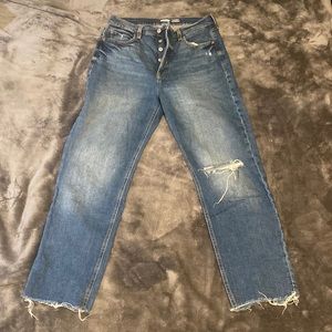Old Navy High Waisted Straight Leg Jeans